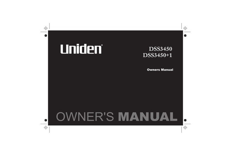 Uniden DSS3450 User manual Uniden DSS3450 User manual