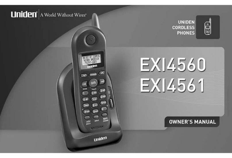 Uniden EXI4561 Series User manual