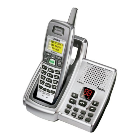 Uniden EXAI5680 - EXAI 5680 Cordless Phone User manual