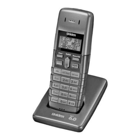 Uniden DCX100 - DCX 100 Cordless Extension Handset User manual