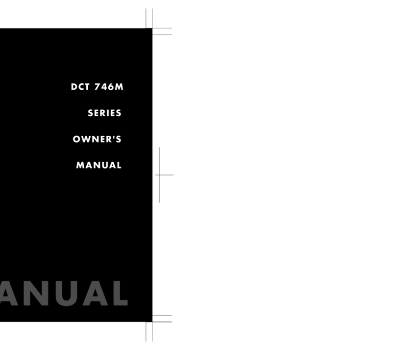 Uniden DCT 746M User manual