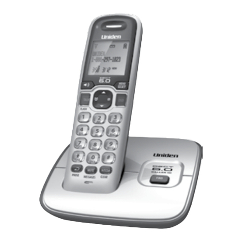 Uniden D1660 User manual