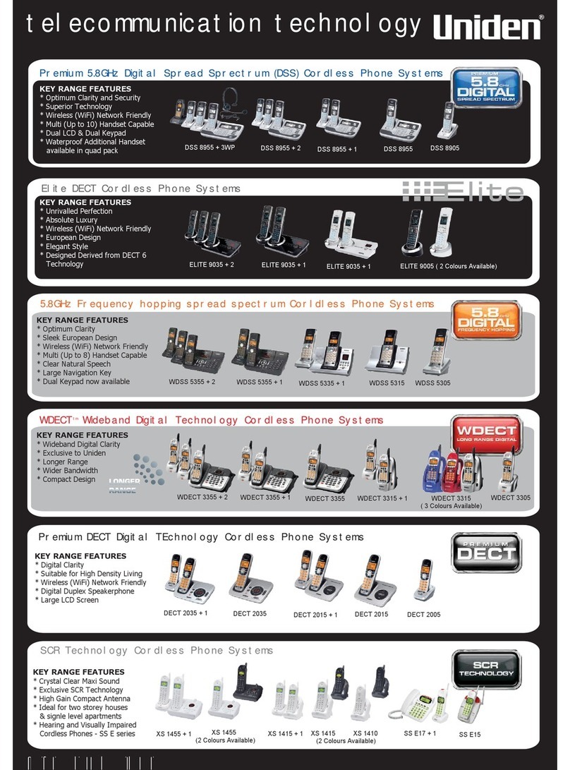 Uniden ELITE 9005 User manual