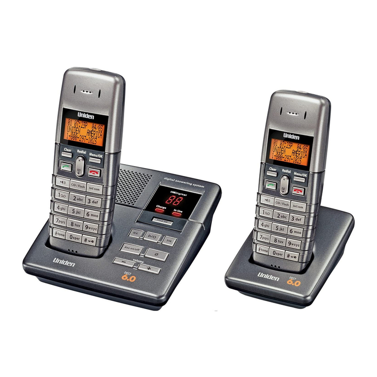 Uniden DECT1060 User manual Uniden DECT1060 User manual