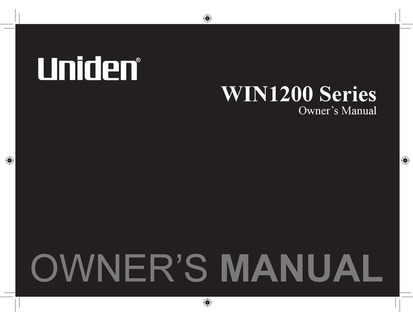 Uniden WIN1200 Series owner's manual