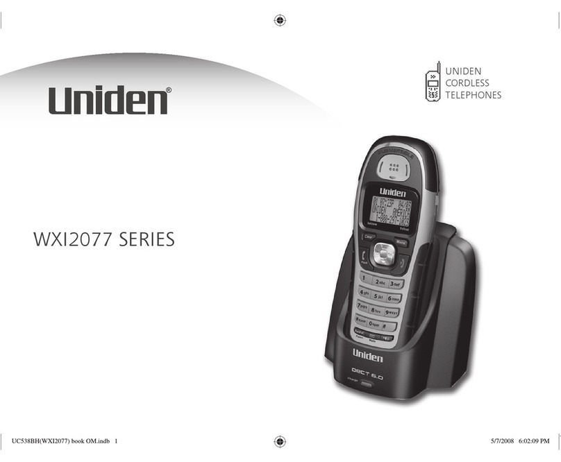 Uniden WXI2077 SERIES product manual