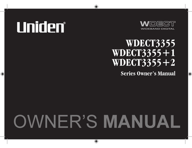 Uniden WDECT3355 User manual