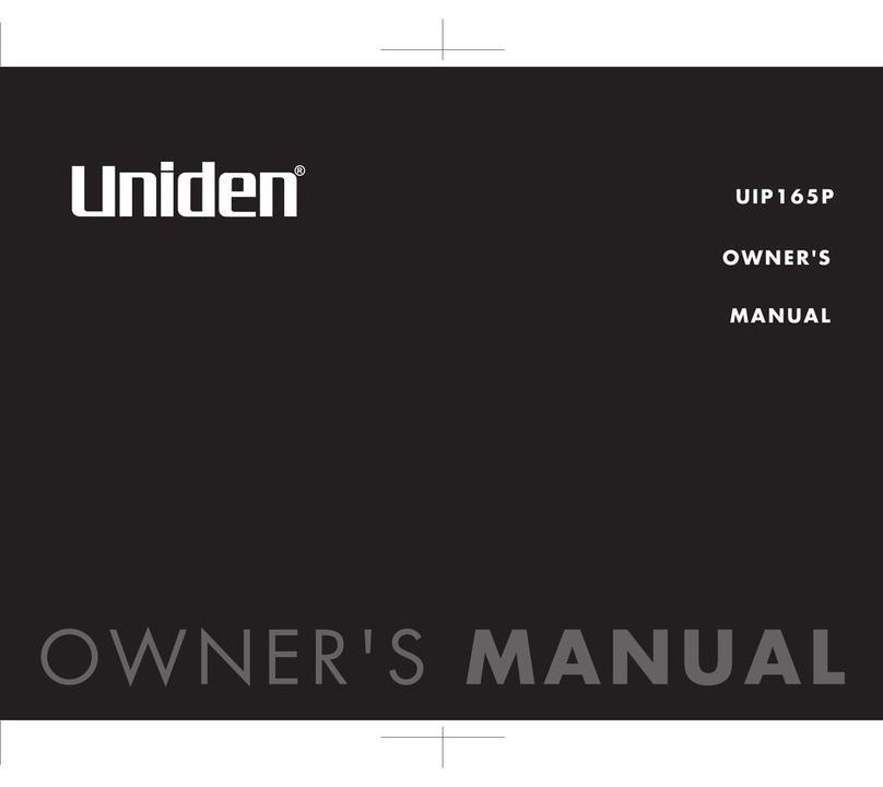 Uniden UIP165P User manual
