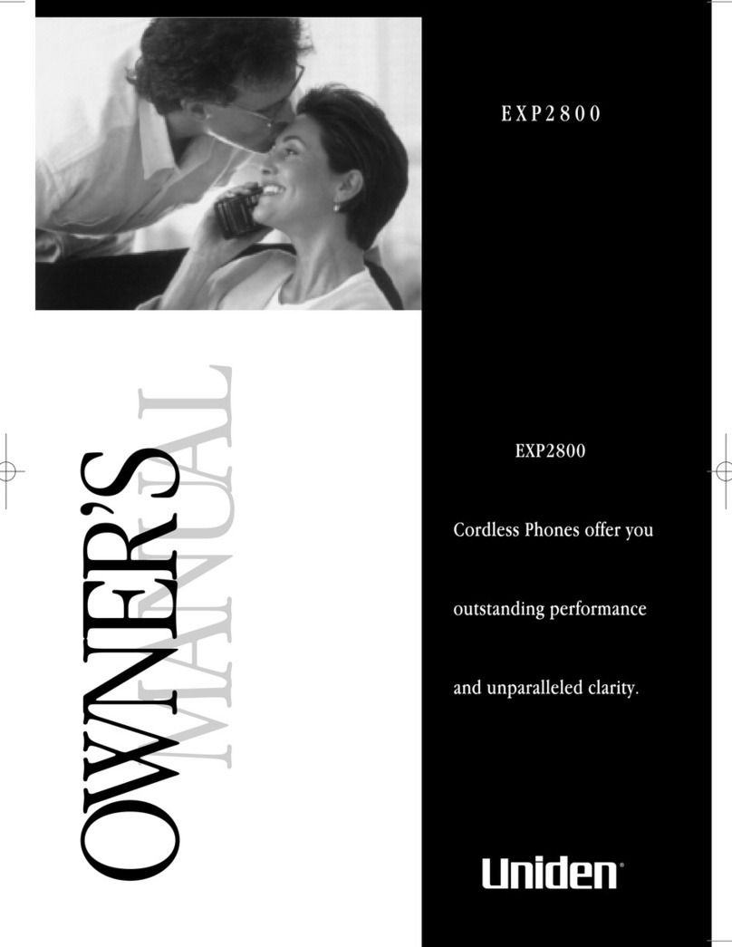 Uniden EXP2800 User manual