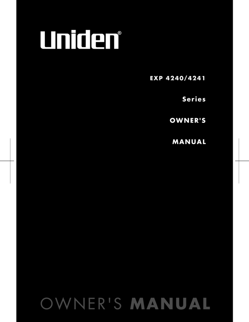 Uniden EXP 4240 Series owner's manual