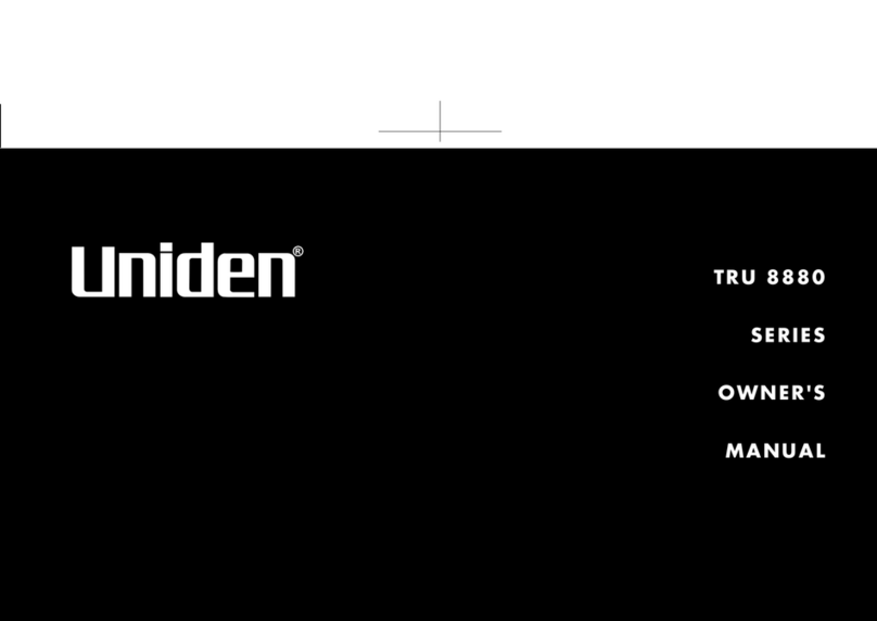 Uniden TRU 8880 Series owner's manual