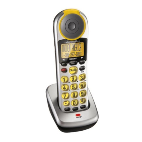 Uniden EZX290 - Cordless Extension Handset User manual