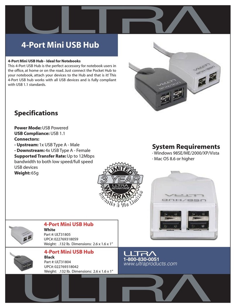 Ultra Products ULT31805 Specifications