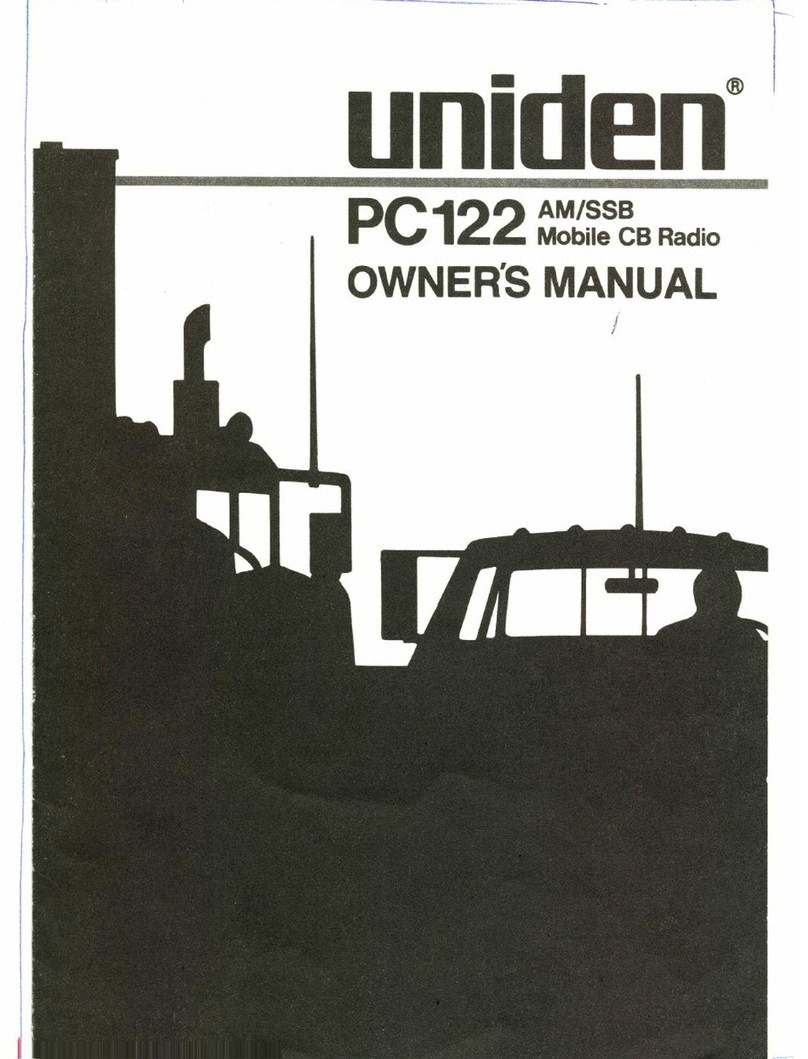 Uniden PC122AM/SSB User manual Uniden PC122AM/SSB User manual