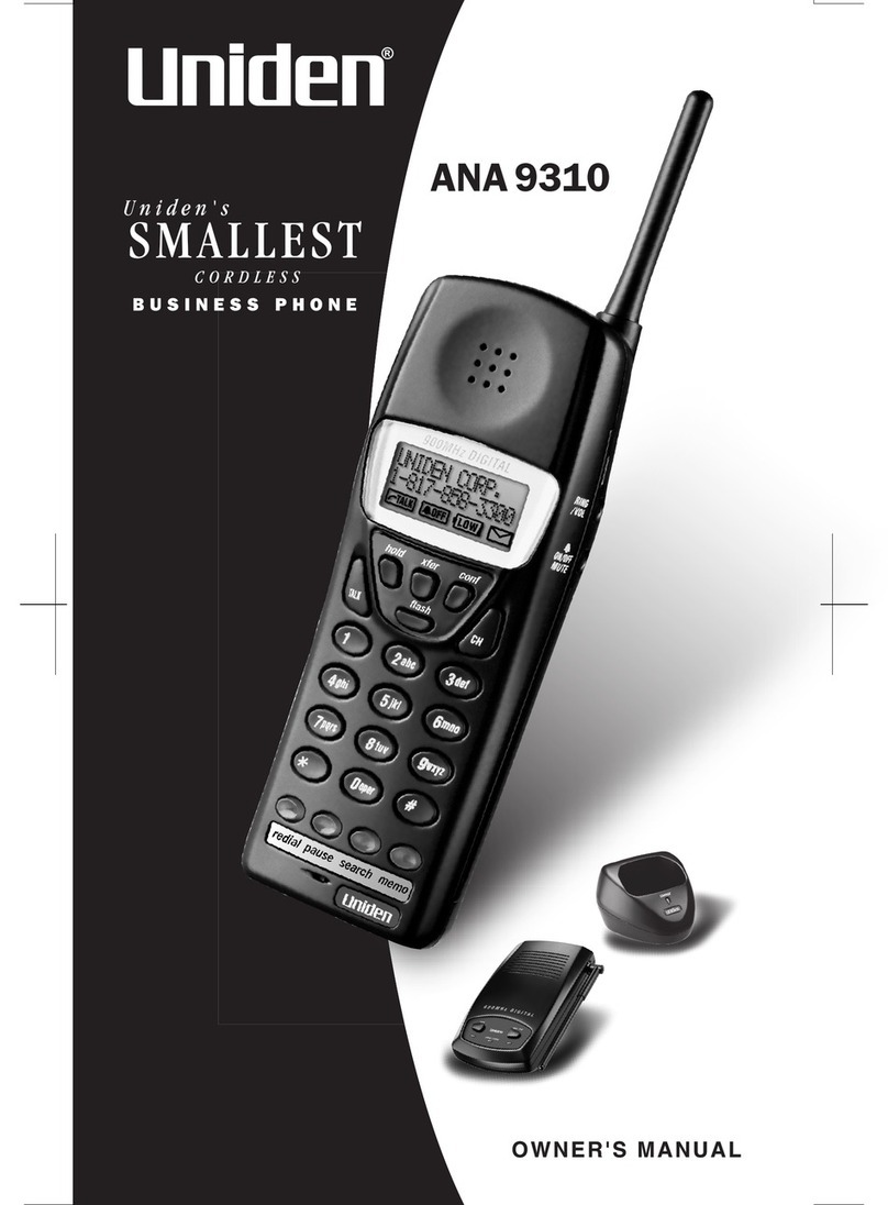 Uniden ANA 9310 owner's manual