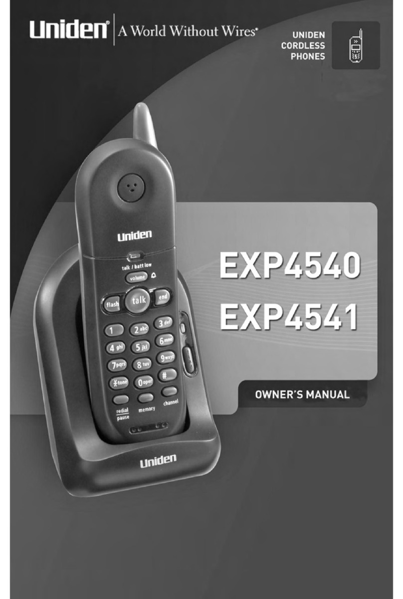 Uniden 4541 owner's manual