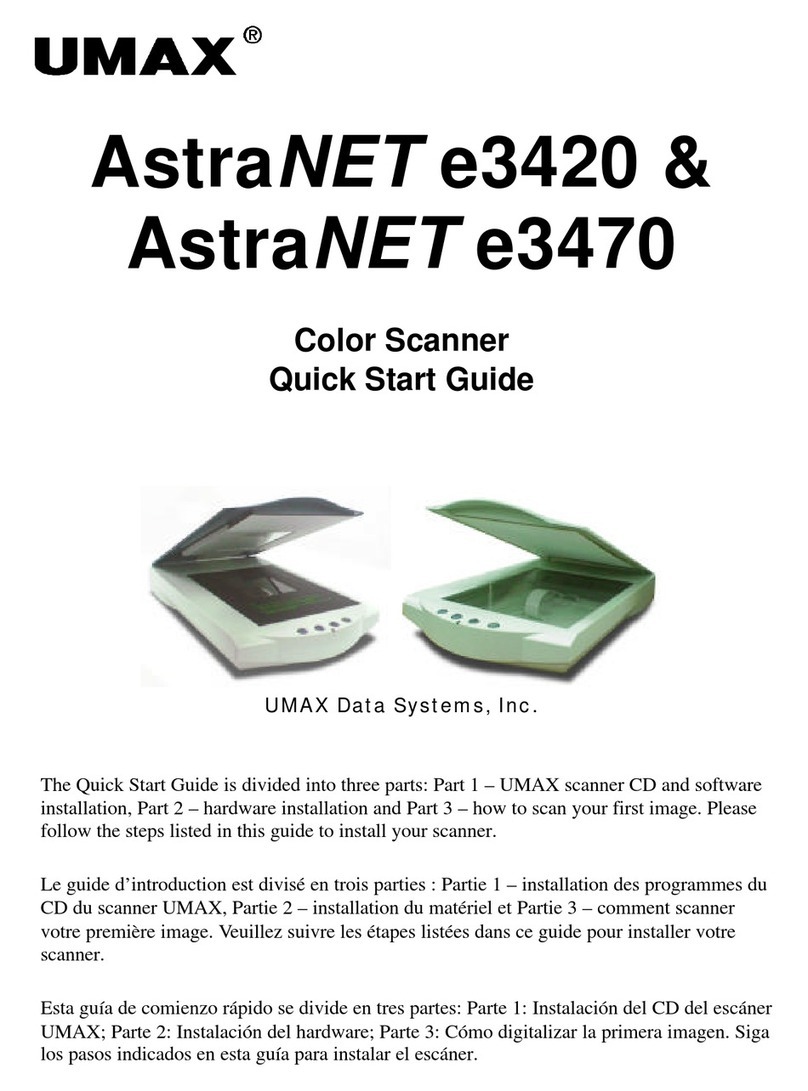 UMAX Technologies AstraNET e3420 User manual UMAX Technologies AstraNET e3420 User manual