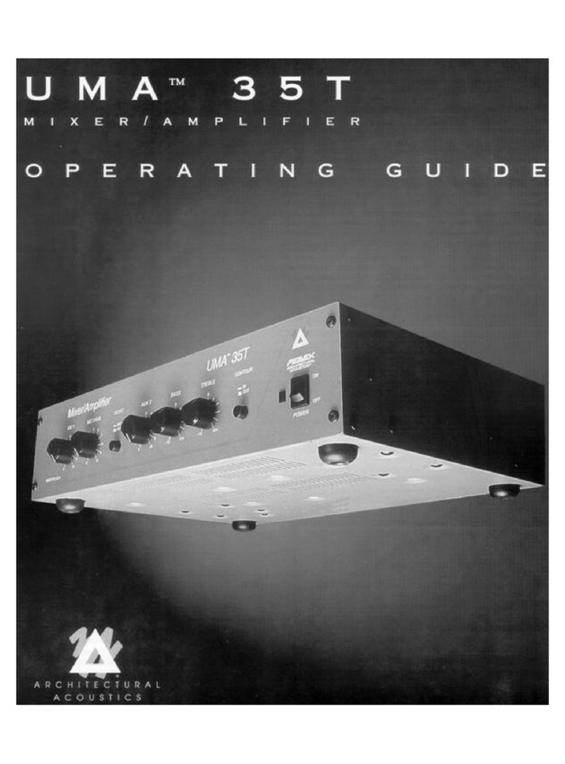 Peavey UMA 35 T operating guide