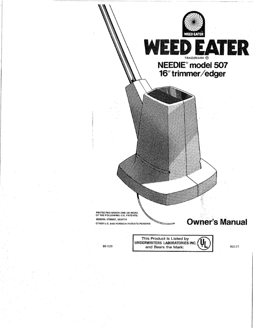 Weed Eater Needie 507 User manual