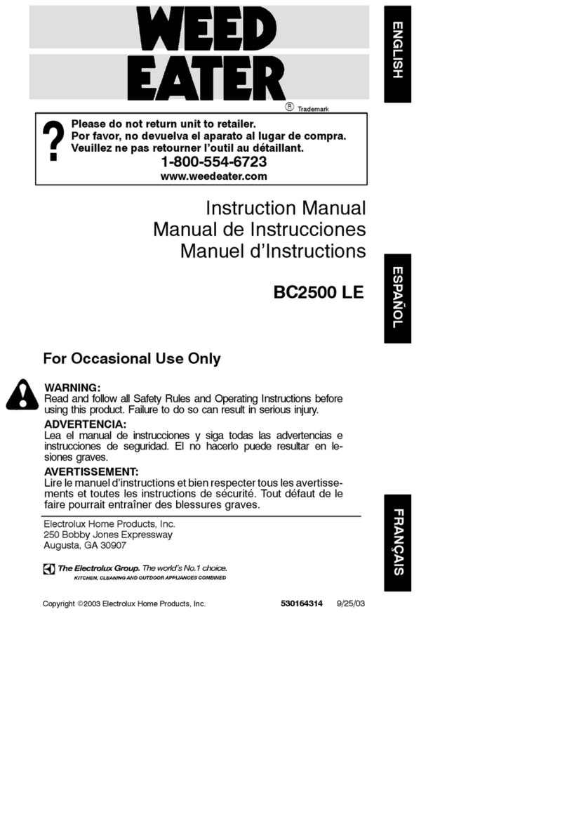 Weed Eater 530164314 instruction manual