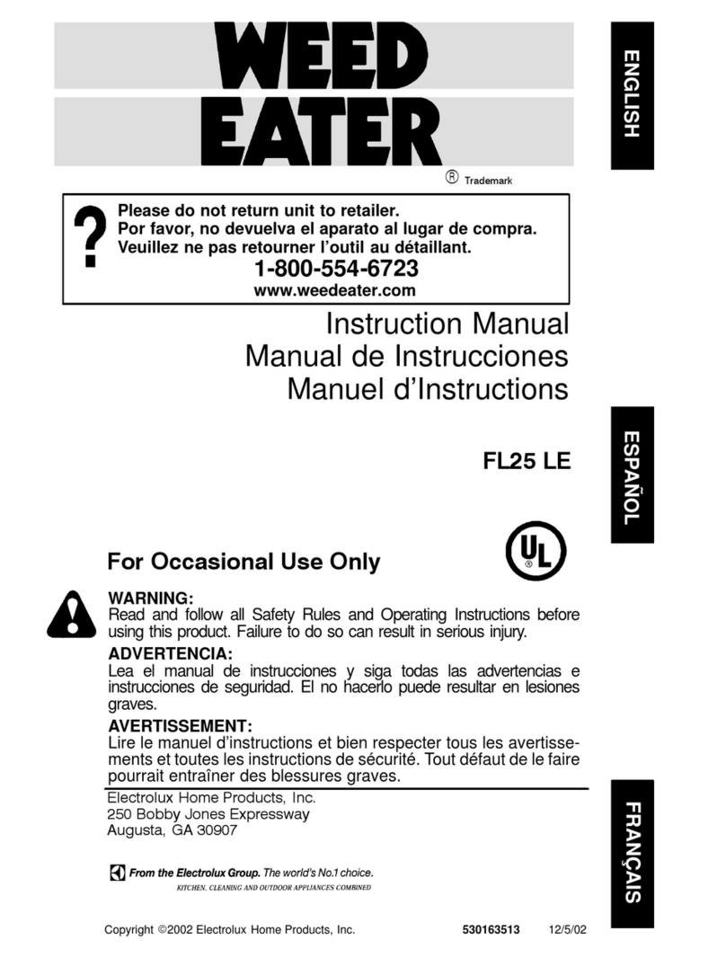 Weed Eater 530163513 instruction manual