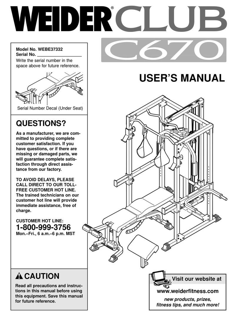 WEIDERCLUB CLUB C670 user manual
