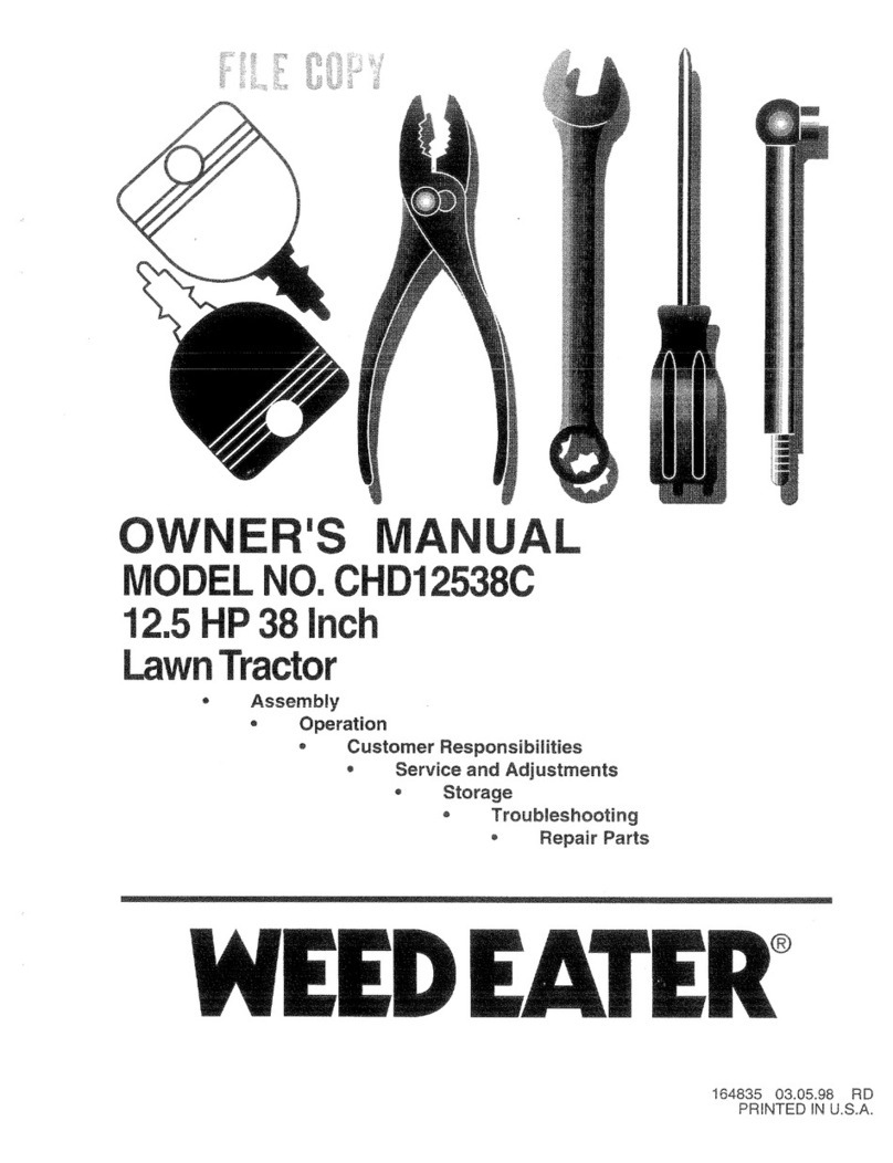 Weed Eater 164835 User manual