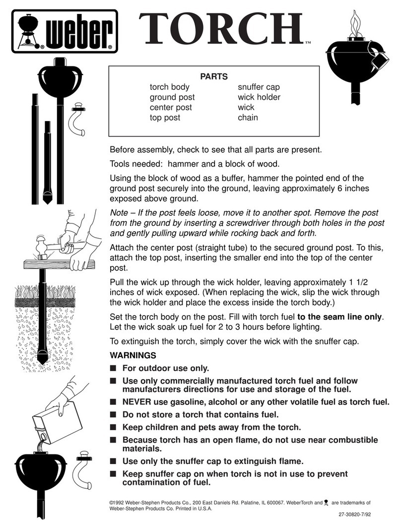 Weber Work Light user manual
