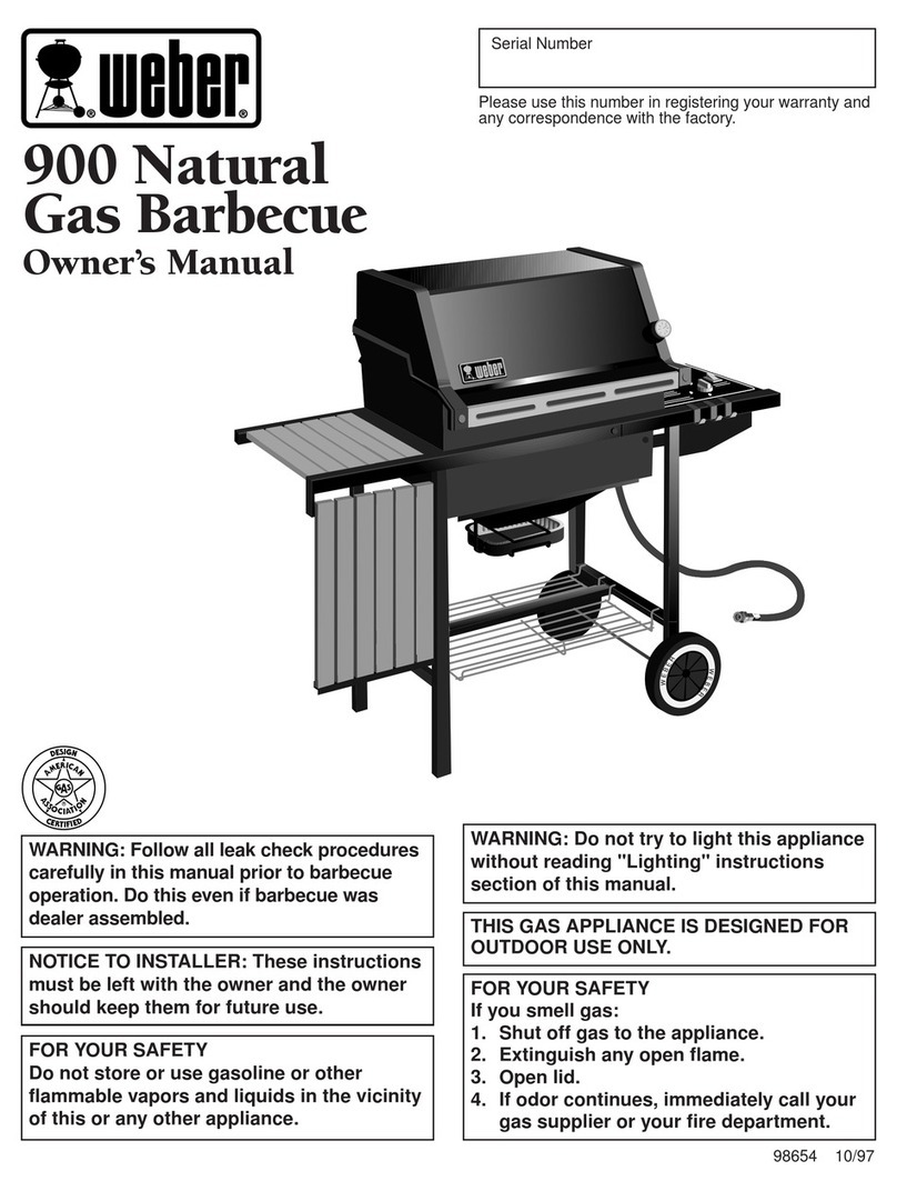 Weber GENESIS 3000 LX owner's manual Weber GENESIS 3000 LX owner's manual