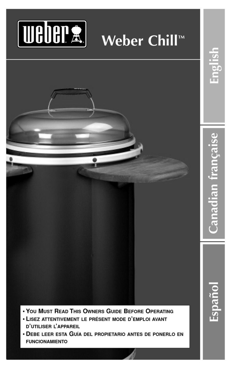 Weber Refrigerator User manual