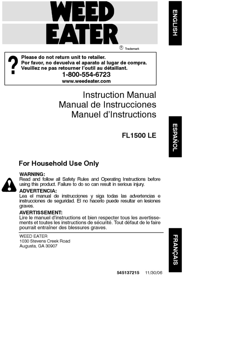 Weed Eater 545137215 instruction manual