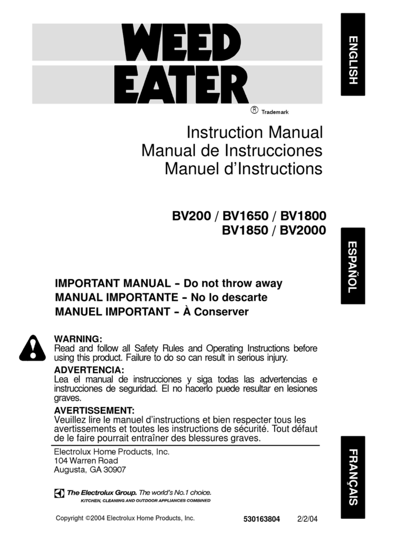 Weed Eater 530163804 instruction manual