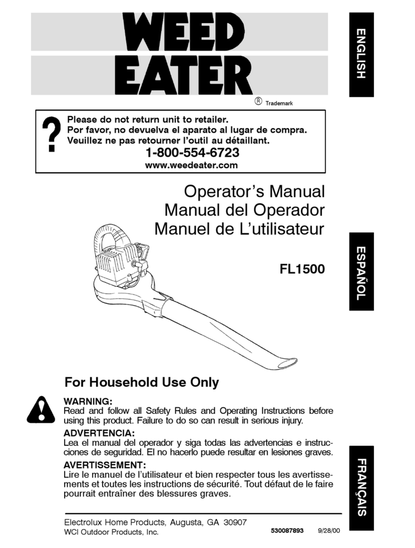 Weed Eater FL1500 Operator's manual