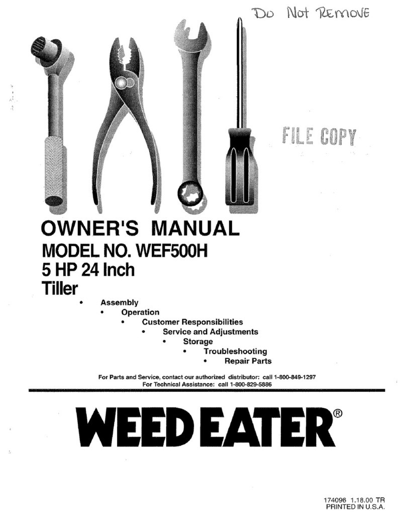 Weed Eater 174096 owner's manual