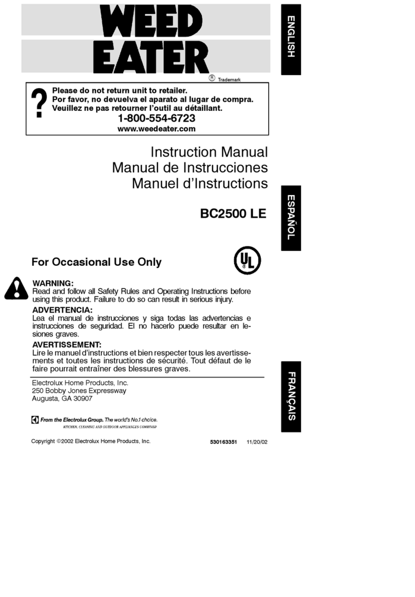 Weed Eater 530163351 instruction manual