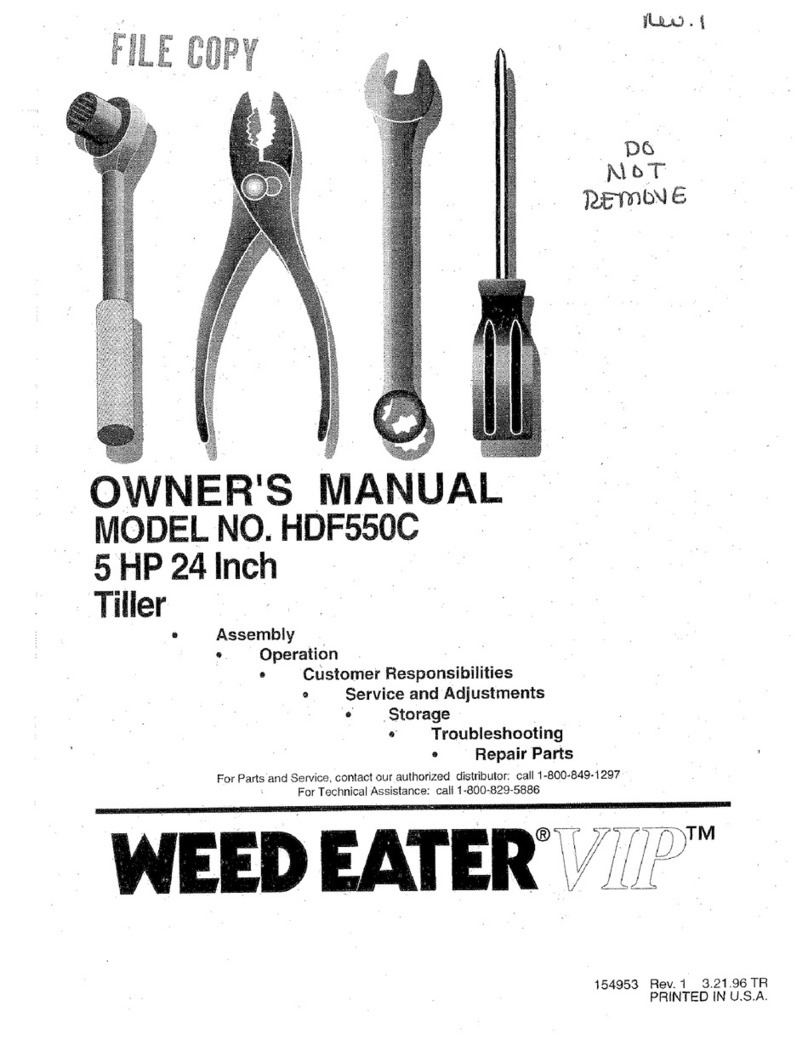 Weed Eater 154953 owner's manual