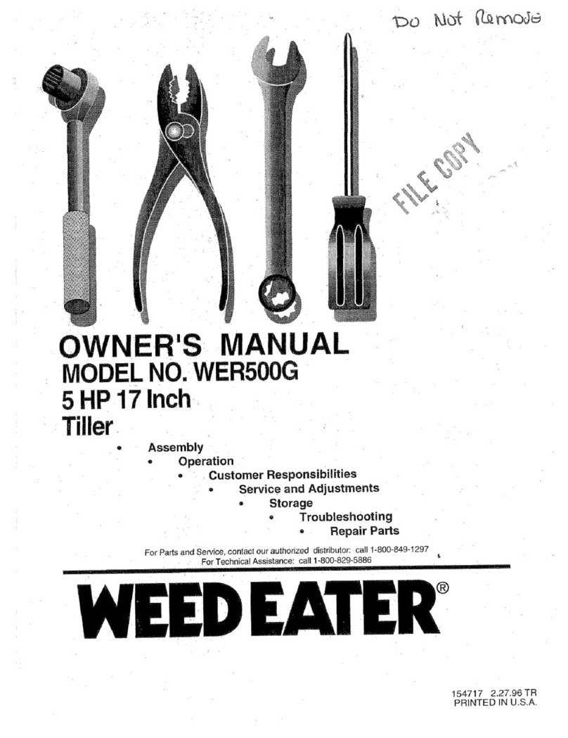 Weed Eater 154717 User manual