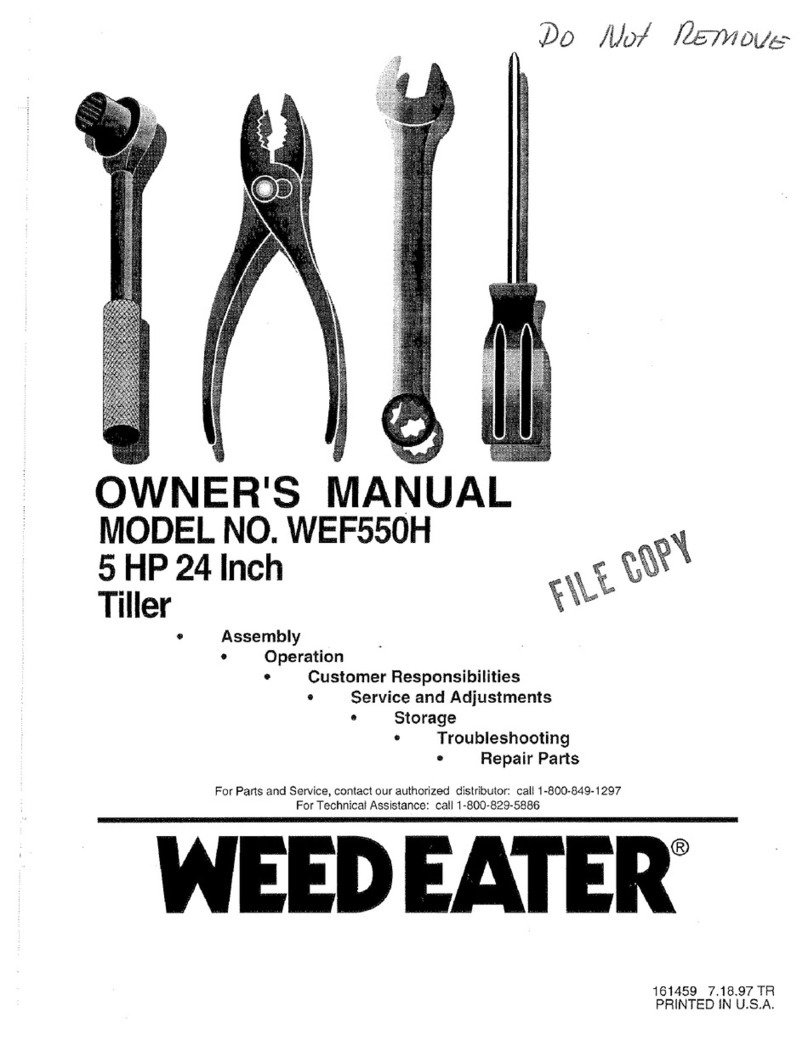 Weed Eater 161459 owner's manual
