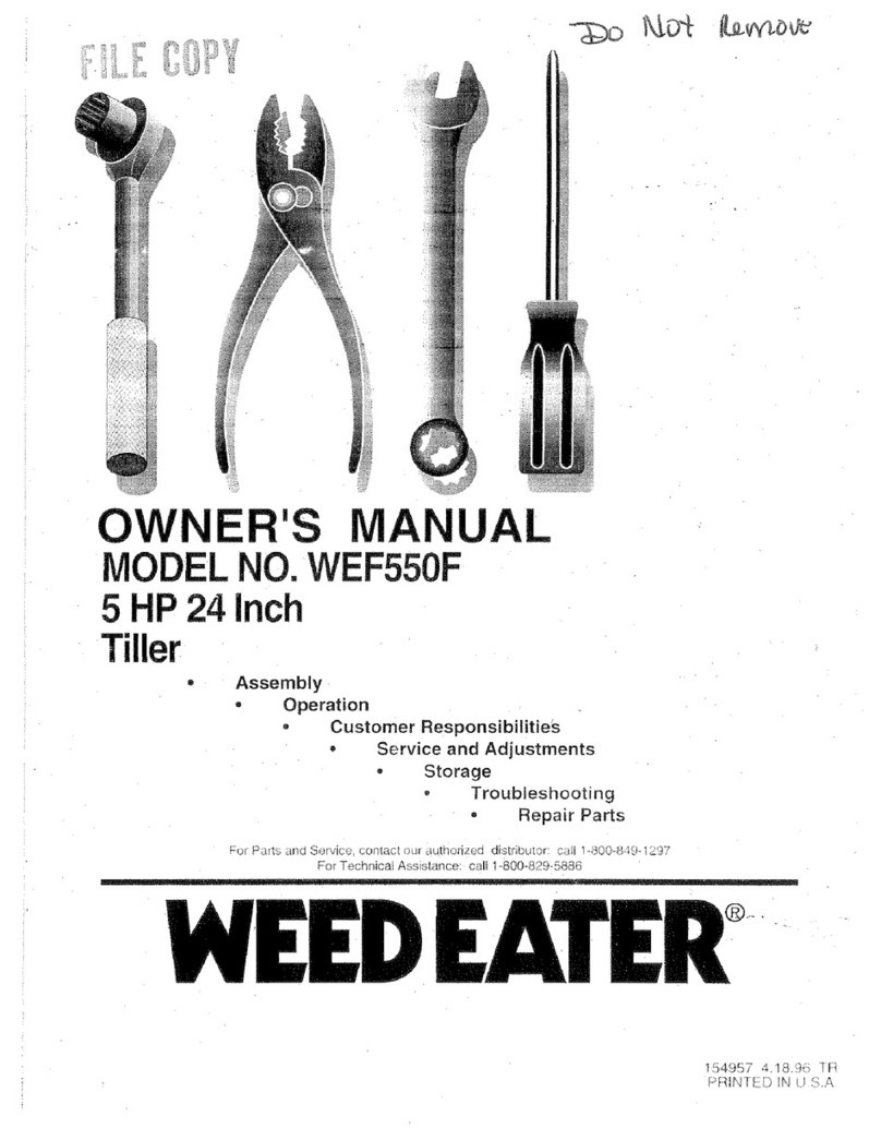 Weed Eater 154957 owner's manual