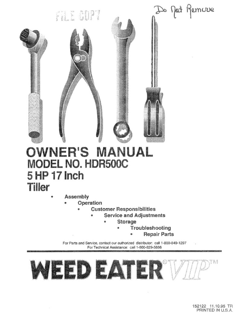 Weed Eater 152122 owner's manual