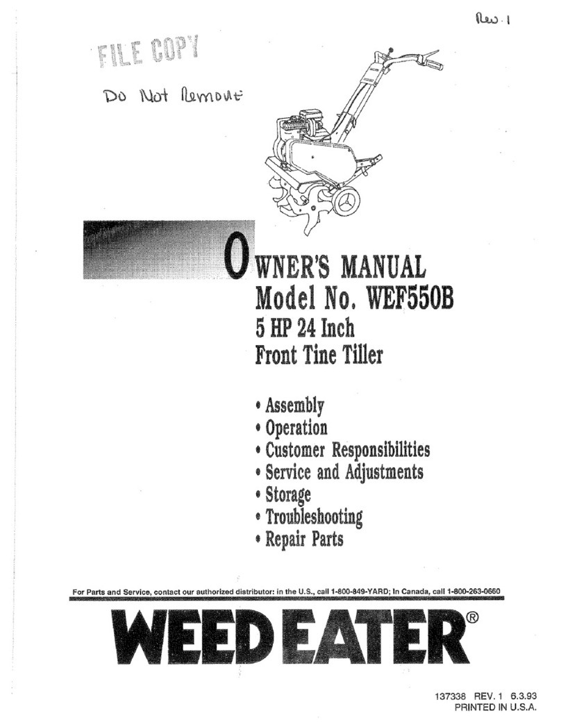 Weed Eater 137338 owner's manual