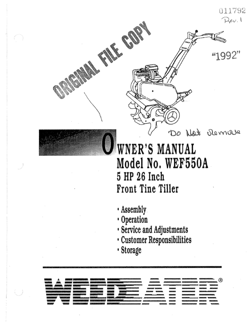 Weed Eater 11792 owner's manual