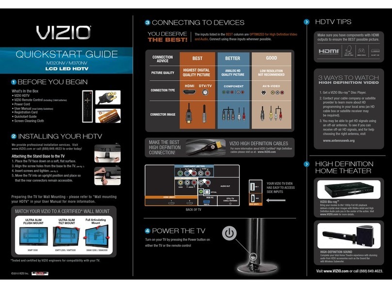 Vizio M320NV User manual