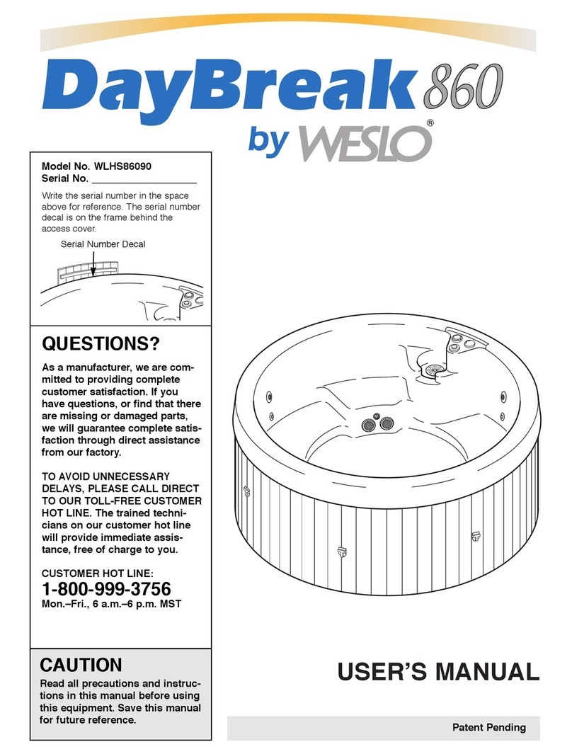 Daybreak Fitness Daybreak 860 WLHS86090 user manual
