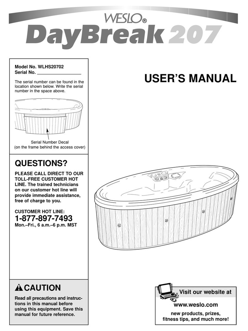 Weslo Daybreak 207 WLHS20702 user manual