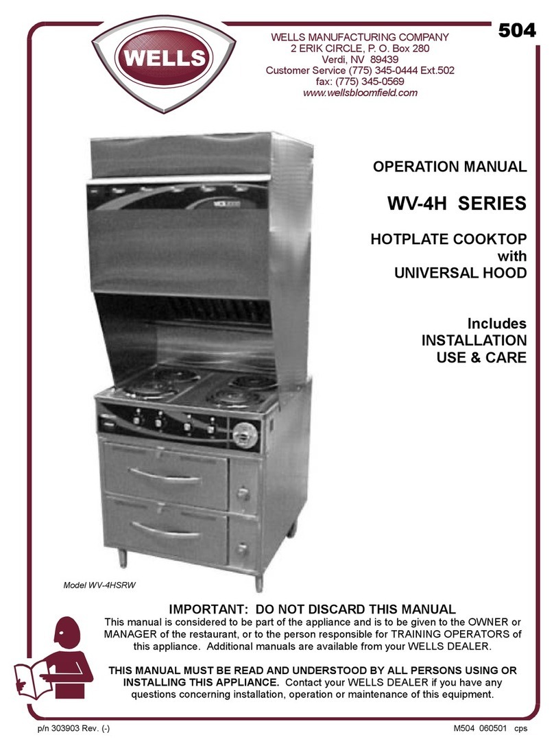 Wells WV-4HSRW Operation manual