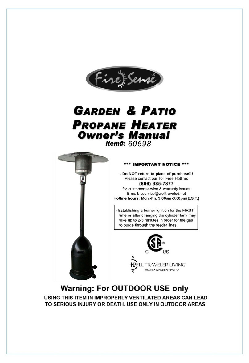 Firesense FireSense 60698 owner's manual Firesense FireSense 60698 owner's manual