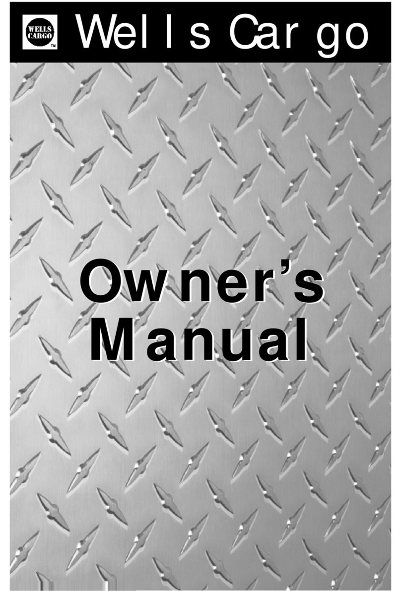 Wells Cargo Automobile Accessories owner's manual