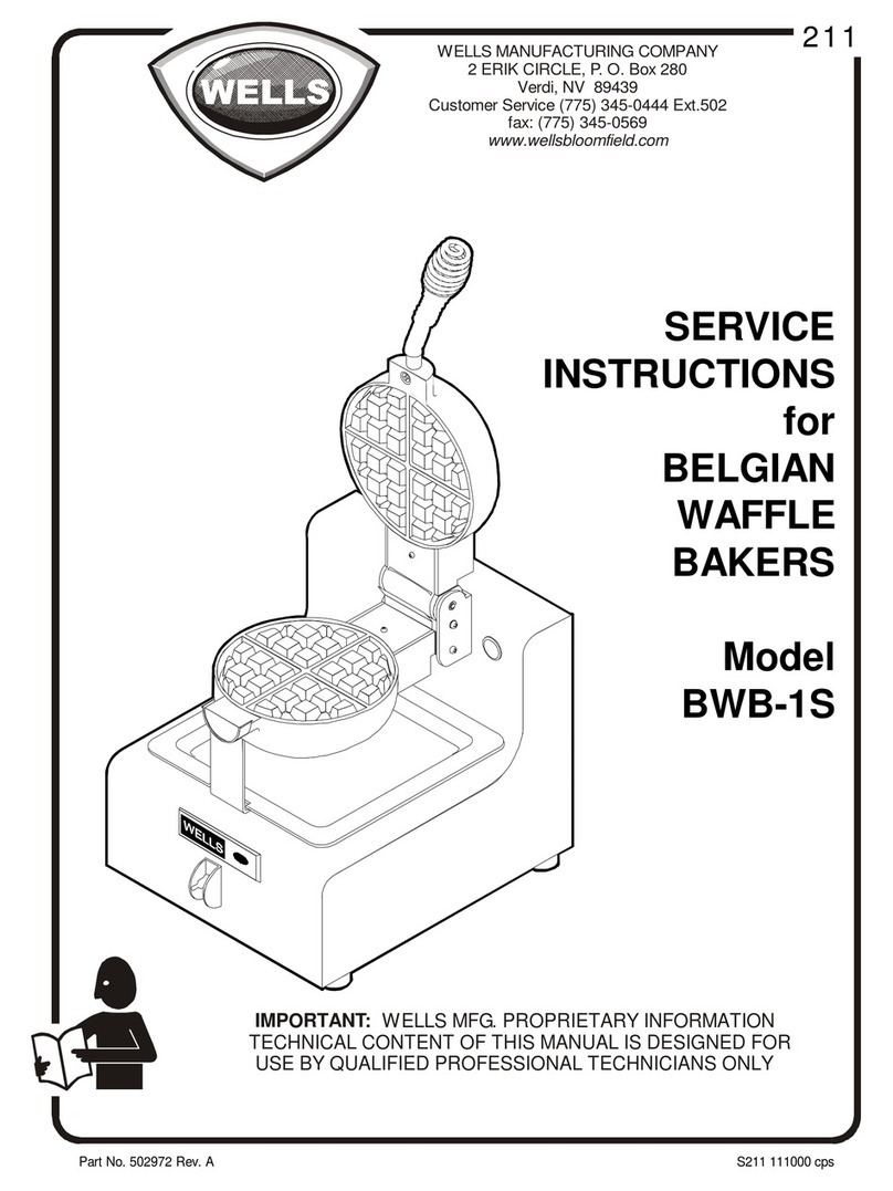 Wells BWB-1S Service instructions