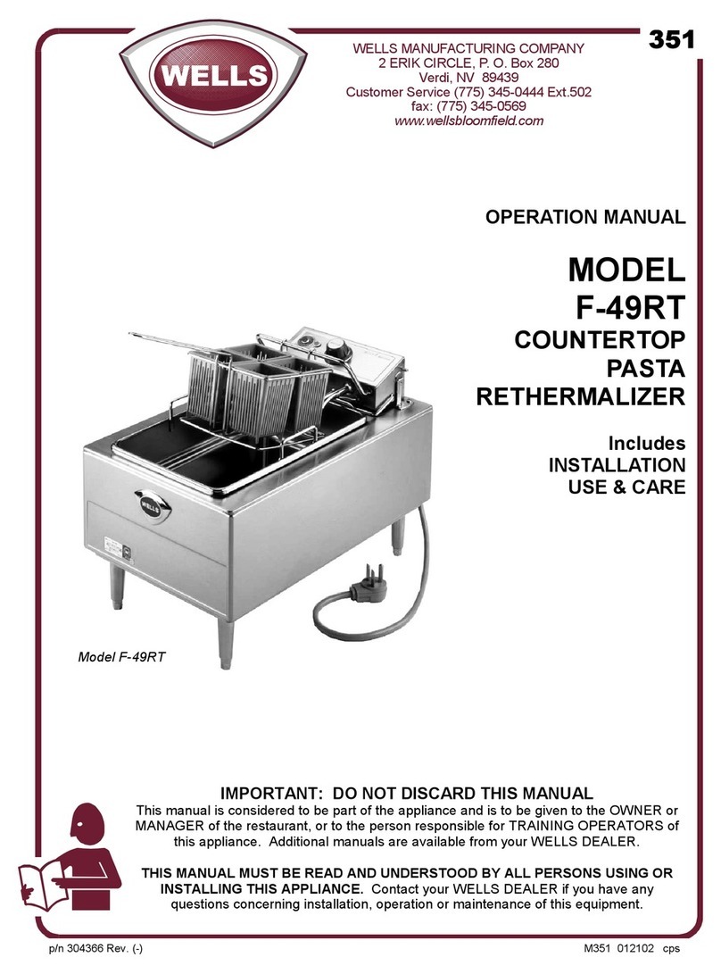 Wells F-49RT User manual